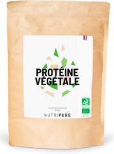 Nutripure - Protéine Végétale Bio - 80% Protéines - Goût Neutre - 750 g