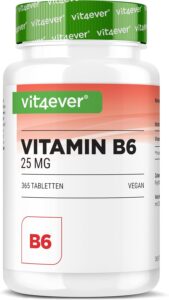 vit4ever Vitamine B6 sous Forme de P-5-P - 365 Comprimés
