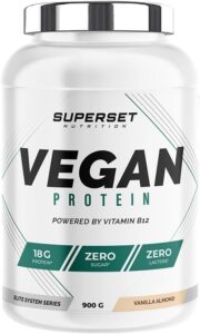 Superset Nutrition - 100% Vegan Protein (900g) - Mix de protéines végétales - A base de Po