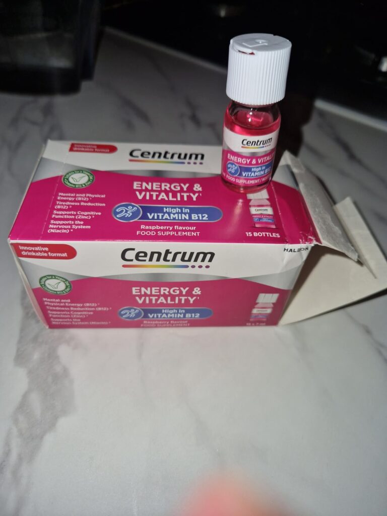 CENTRUM - Vitamine B12 Énergie & Vitalité - Zinc photographié par MA, acheteur
