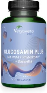 Glucosamine 1000 mg | Avec Chondroïtine Vegan, MSM, Boswellia | Unique : Le Seul Végétalie
