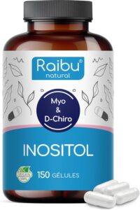 Inositol, Myo Inositol & D-Chiro, 150 Gélules - SOPK & Équilibre Féminin, Avec Vitamine B6
