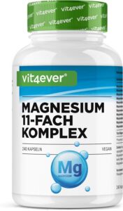 vit4ever Complexe de Magnésium - 240 Gélules - Haute dose