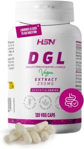 HSN Réglisse Déglycyrrhizinée DGL (Glycyrrhiza glabra) 5000 mg | 120 Gélules Végétales | E