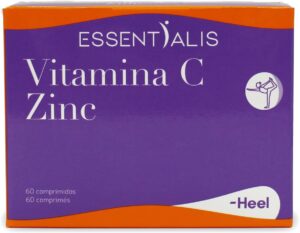 Essentialis Vitamine C et zinc - complément alimentaire pour le système immunitaire, 60 co