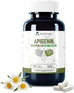 Apigénine 100mg - 120 Gélules Véganes | Complément Alimentaire à Haute Concentration | Ext