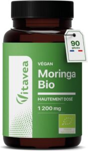 Moringa BIO 1200mg – 90 Gélules Végétales - Vitamines & Minéraux