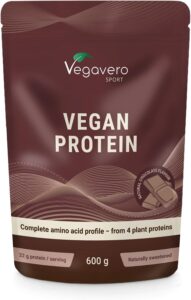 Protein Powder Chocolat | 100% Vegan - Avec Soja, Riz, Pois & Fève | 21,9 g de Protéines |