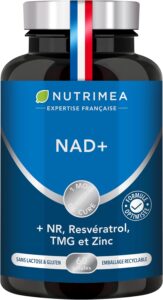 NAD+ | 700 mg | Avec Nicotinamide Riboside, Trans Resveratrol, TMG & Zinc
