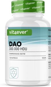 vit4ever DAO 300.000 HDU – 120 Gélules – DAO de Germes de Pois